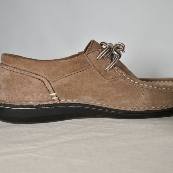 BIRKENSTOCK SUEDE MENS SHOE SIZE 8 COLOR SANDS BEIGE MADE IN GERMANY $258